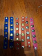 Armbanden met drukknoop design in diverse kleuren, Sieraden, Tassen en Uiterlijk, Armbanden, Overige kleuren, Nieuw, Leer, Ophalen of Verzenden