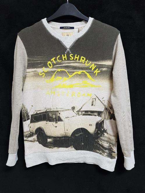Stoere SCOTCH SHRUNK sweater maat 12/152., Kinderen en Baby's, Kinderkleding | Maat 152, Zo goed als nieuw, Jongen, Trui of Vest