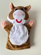 Knuffel handpop, poppenkastpop hamster / Albert Heijn, Ophalen of Verzenden, Zo goed als nieuw, Overige typen
