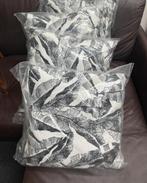 Set van 4 sierkussens - Villa Volance, Ophalen of Verzenden, Zo goed als nieuw, Zwart, Vierkant