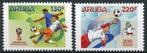 Aruba NVPH nr 975/6 postfris WK Voetbal 2018, Ophalen of Verzenden, Postfris