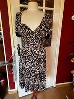 leuke jurk in panterprint, Maat 38/40 (M), Bruin, Ophalen of Verzenden, Zo goed als nieuw