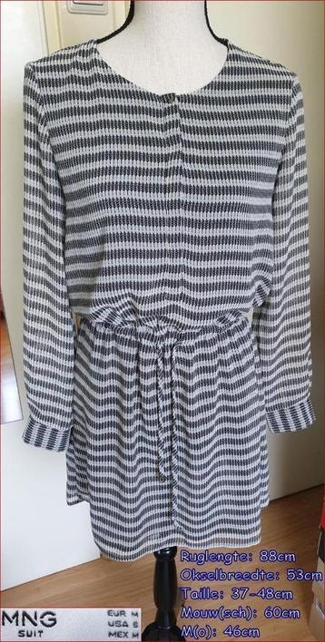 MAISON SCOTCH  jurk antraciet- beige maat M zgan   beschikbaar voor biedingen