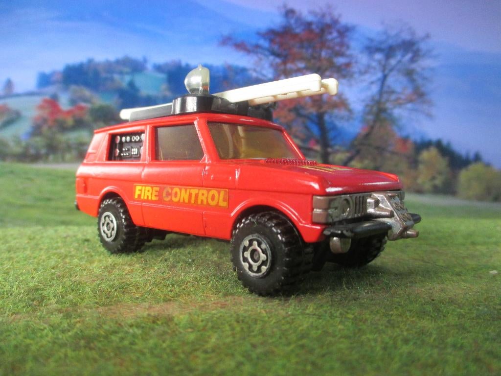 1/43 Range Rover Brandweer Matchbox Speed Kings K-64 #3, Ophalen of Verzenden, Gebruikt, Auto, Matchbox