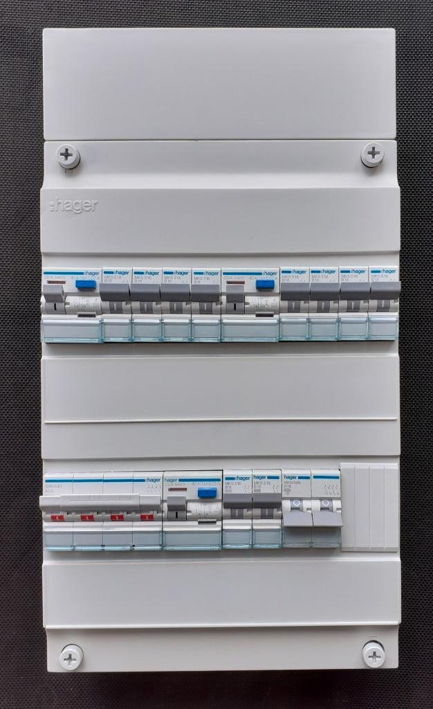 Hager Vision groepenkast Fornuisgroep meterkast stoppenkast, Doe-het-zelf en Verbouw, Elektra en Kabels, Gebruikt, Overige typen