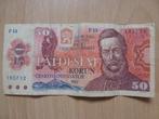 Bankbiljet 50 korun Tsjecho-Slowakije 1987 Tsjechoslowakije, Los biljet, Ophalen of Verzenden, Overige landen