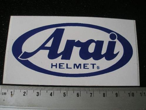 sticker arai helmet logo helmets helmen valhelmen, Verzamelen, Stickers, Zo goed als nieuw, Merk, Verzenden