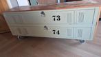 Industrieel TV Meubel / Locker, Ophalen, Gebruikt, 100 tot 150 cm, Metaal