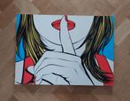 Sssshhh Pop Art door Deborah Azzopardi . Moederdagtip, Antiek en Kunst, Kunst | Schilderijen | Modern, Ophalen of Verzenden