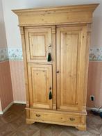 Grenen Kinder-kledingkast met bijpassende Commode, Ophalen, Gebruikt, Kast, 50 tot 70 cm