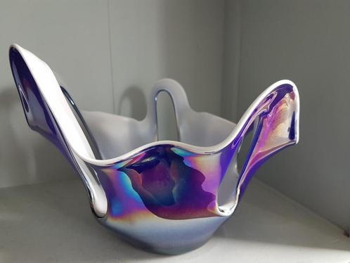 Fruitschaal - Krosno Macora - Polen - Vintage - jaren 80/90, Antiek en Kunst, Antiek | Glas en Kristal, Ophalen of Verzenden