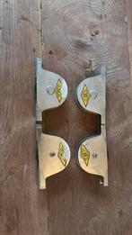 4 schuifdeurwielen kamer en suite, Ophalen of Verzenden, Zo goed als nieuw, Binnendeur, 200 tot 215 cm