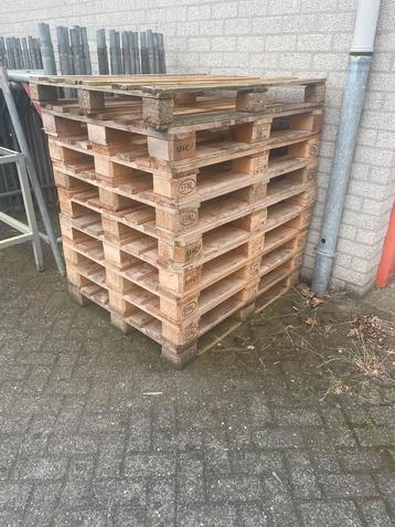 Pallets 100x120 cm blokpallets zwaar model type DIN gebruikt