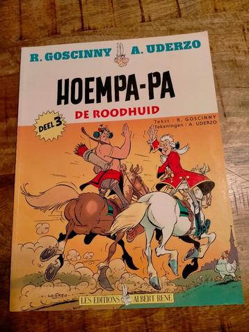 Hoempa-Pa deel 3 de roodhuid strip stripboek Uderzo 