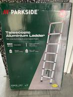 aluminium telescopische ladder, 7 treden, uittrekbaar, Nieuw, Ophalen of Verzenden, Ladder, Opvouwbaar of Inschuifbaar