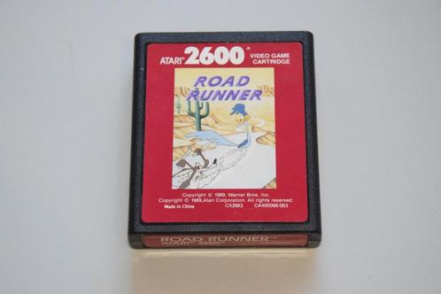 Atari 2600 : Road Runner (Red Label)(CX2663), Spelcomputers en Games, Games | Atari, Zo goed als nieuw, Atari 2600, Racen en Vliegen