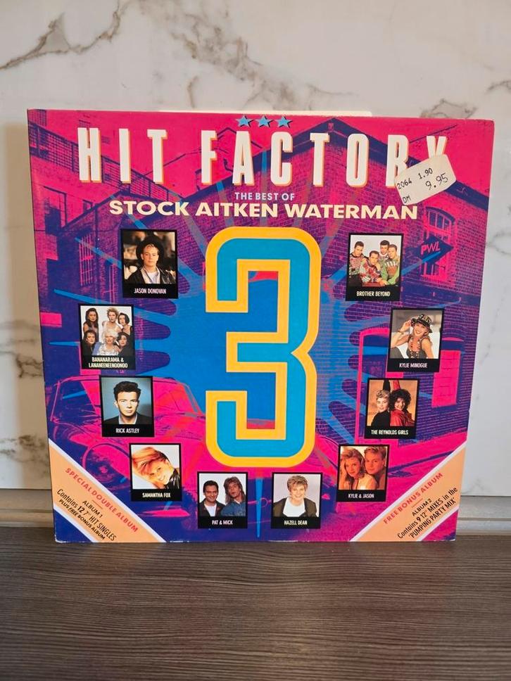 VA – Hit Factory 3 (Best of SAW, NL 1989), Cd's en Dvd's, Vinyl | Pop, Gebruikt, 1980 tot 2000, 12 inch, Ophalen of Verzenden