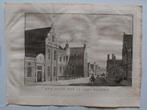 Oude hof leeuwarden, Antiek en Kunst, Kunst | Etsen en Gravures, Ophalen of Verzenden