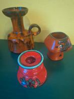 West germany stijl vaas en kandelaar, Antiek en Kunst, Ophalen of Verzenden