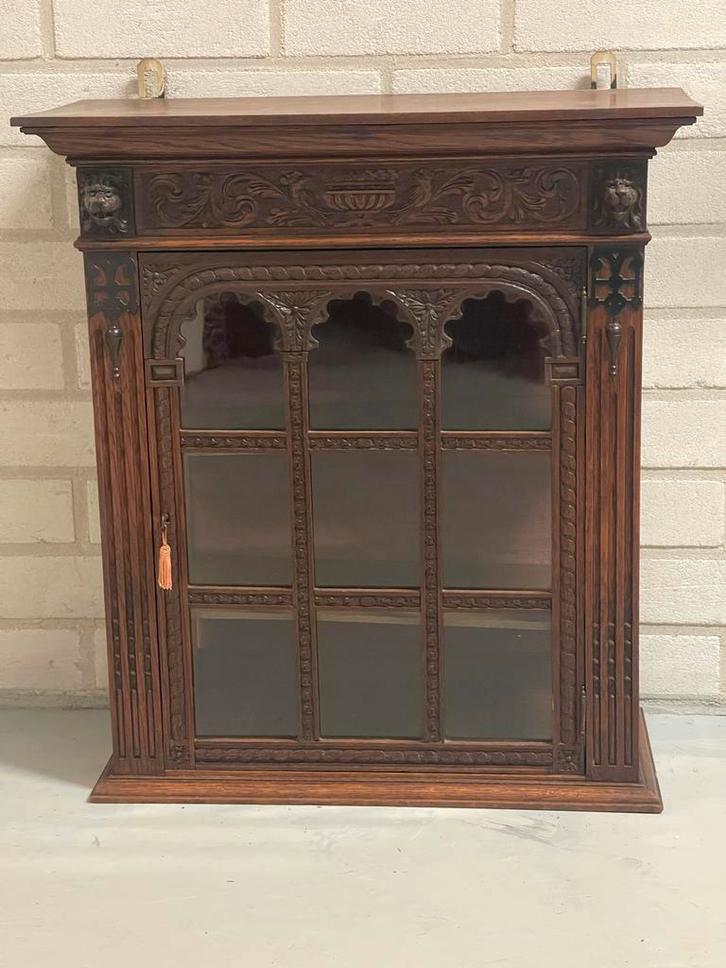 Antiek Hollands Vitrinekastje, Antiek en Kunst, Antiek | Meubels | Kasten, Ophalen