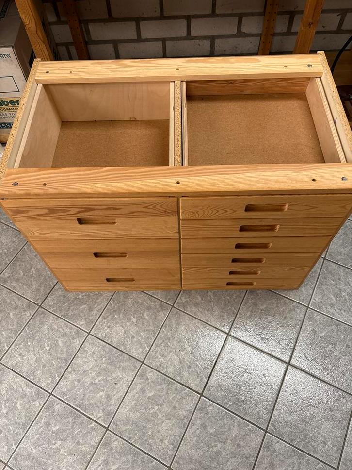 Ivar ladenblok Ikea voor stelling Ivar ladekast, Huis en Inrichting, Kasten | Dressoirs, Gebruikt, 100 tot 150 cm, 50 tot 75 cm