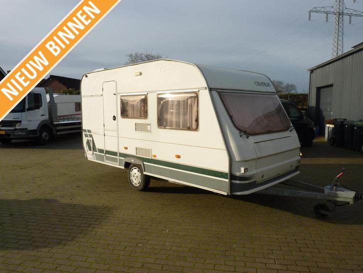 Chateau Caratt 390 TZD + Luifel, Caravans en Kamperen, Caravans, Bedrijf, tot en met 4, 750 - 1000 kg, Treinzit, Chateau, Dwarsbed