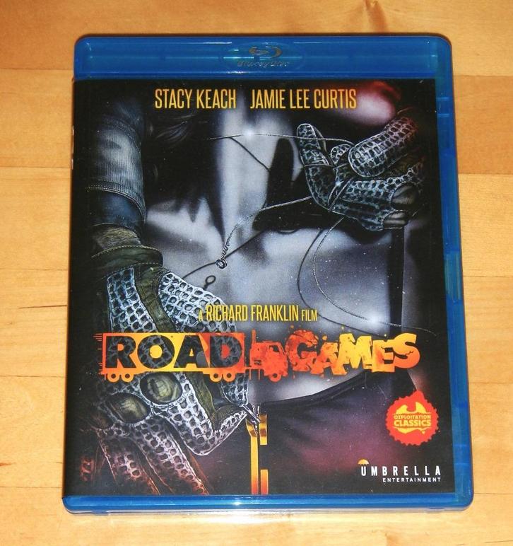 blu ray - Road Games - Jamie Lee Curtis  , Stacy Keach, Cd's en Dvd's, Blu-ray, Zo goed als nieuw, Horror, Ophalen