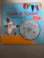 Sjon & Sjaan - Sjon is jarig (Boek + CD), Boeken, Ophalen of Verzenden, Zo goed als nieuw