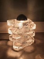 Vintage Retro Design Peill Putzler Frosted Glass Tafellamp, Ophalen of Verzenden, Gebruikt