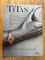 Omega Titan originele advertentie, Ophalen of Verzenden, Gebruikt, Overige typen
