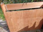 1 persoon half-hoog bed, Ophalen, Gebruikt, 90 cm, Eenpersoons