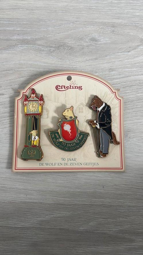 50 Jaar de wolf en de zeven geitjes - Pin Efteling, Verzamelen, Efteling, Zo goed als nieuw, Ophalen of Verzenden