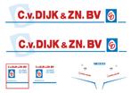 Vrachtauto decal 1:50 C van Dijk en Zn ( trailer ), Nieuw, Overige merken, Bus of Vrachtwagen, Verzenden