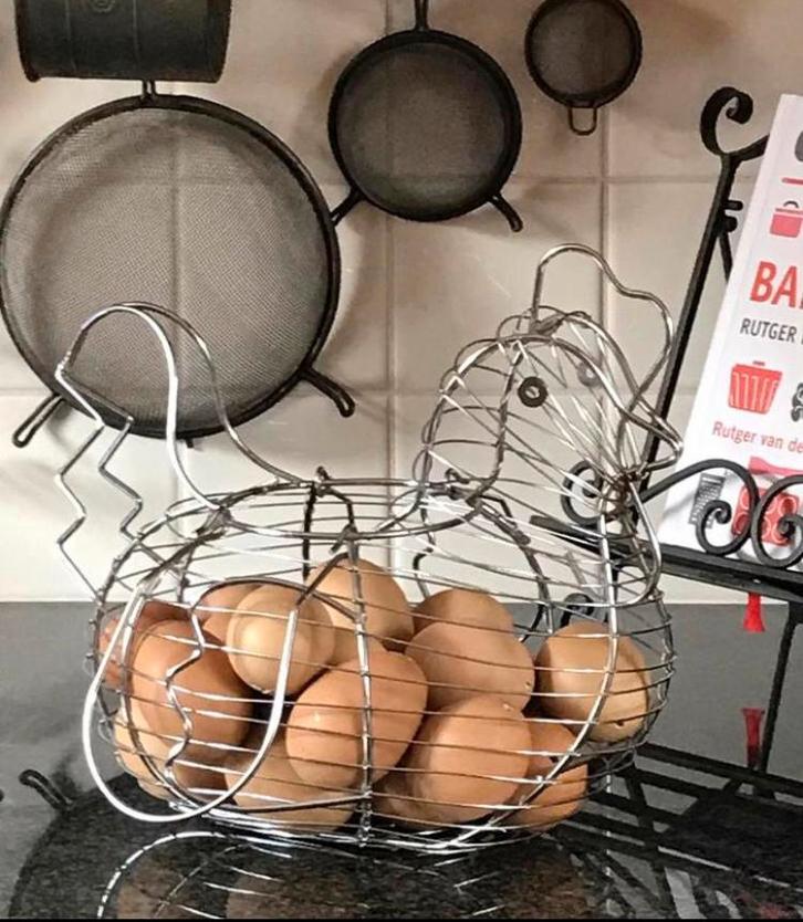 Eiermandje Kip, Huis en Inrichting, Keuken | Keukenbenodigdheden, Zo goed als nieuw, Ophalen of Verzenden