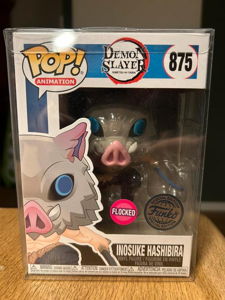 Funko Pop! Inosuke hashibara Special edition flocked, Verzamelen, Poppetjes en Figuurtjes, Ophalen of Verzenden