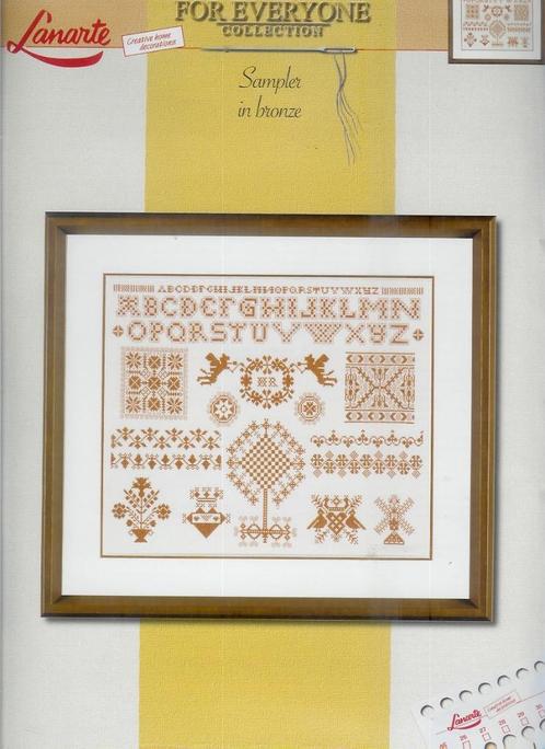 Cado lanarte borduurpakket sampler in bronze  34906, Hobby en Vrije tijd, Borduren en Borduurmachines, Nieuw, Borduurpakket, Ophalen of Verzenden