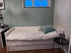 Prachtig wit houten eenpersoons bed met uitschuif bed, Huis en Inrichting, Slaapkamer | Bedden, 100 cm, Gebruikt, Ophalen of Verzenden