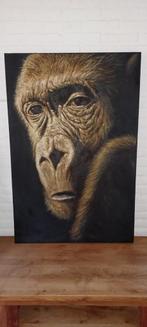 Gorilla schilderij met reliëf, Huis en Inrichting, Woonaccessoires | Schilderijen, Tekeningen en Foto's, Ophalen, 75 tot 100 cm