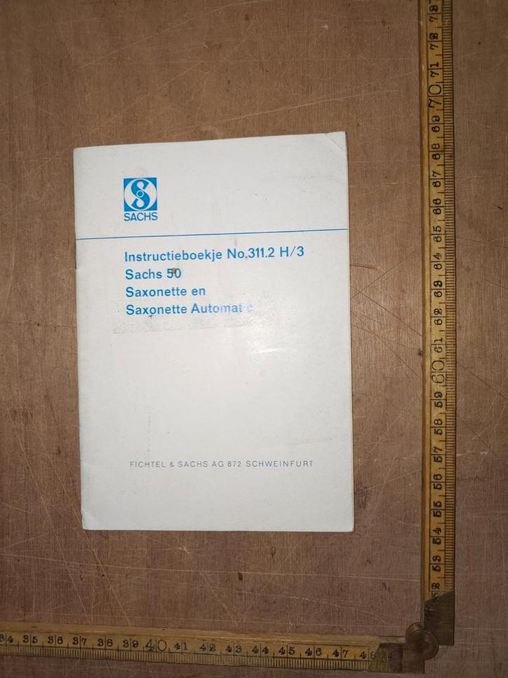 Instructieboekje Saxonette en Automatic   1967, Fietsen en Brommers, Handleidingen en Instructieboekjes, Ophalen of Verzenden