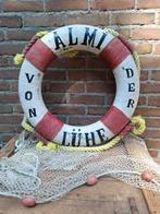 Oude antiek vintage reddingsboei boeien drijvers touw visnet, N, N, Ophalen of Verzenden, Zo goed als nieuw