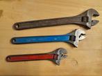 2 x Bahco + 1 x Gedore verstelbare moersleutel, Ophalen of Verzenden, Gebruikt