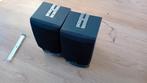 Sharp luidsprekers boxen 2x met ophang beugels, Gebruikt, Minder dan 60 watt, Front, Rear of Stereo speakers, Ophalen