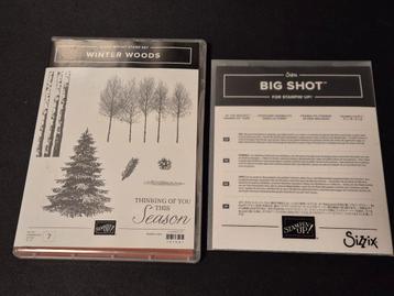 Stamoin Up Winter Woods stempels en In the Woods Framelits beschikbaar voor biedingen