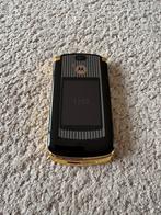Motorola Razr V3 Gold Black edition uniek, Ophalen of Verzenden, Zo goed als nieuw, Inklapmodel