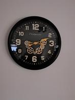 Grote klok met draaibare wieltjes, Huis en Inrichting, Woonaccessoires | Klokken, Ophalen, Zo goed als nieuw, Wandklok