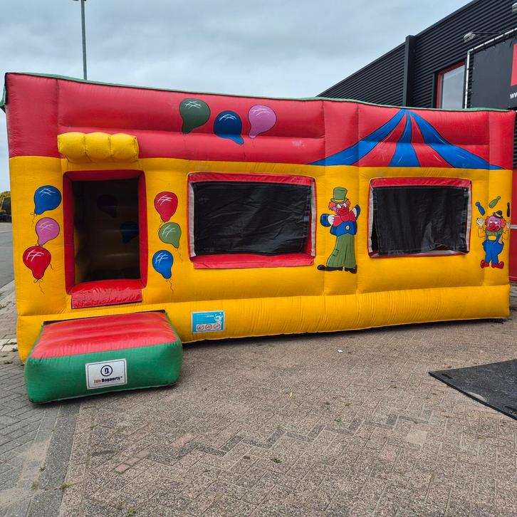 Springkussen Circus met Certificaat - Direct Gebruik!, Kinderen en Baby's, Speelgoed | Buiten | Springkussens, Gebruikt, Ophalen