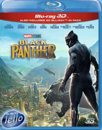 Blu-ray 3D: Marvel's Black Panther (2018 Chadwick Boseman)KC beschikbaar voor biedingen