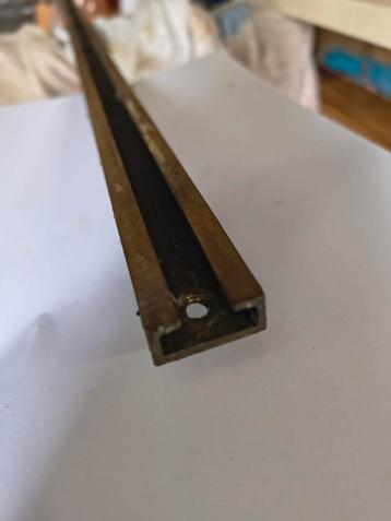 Messing rails voor op giek of mast - lengte 300cm beschikbaar voor biedingen