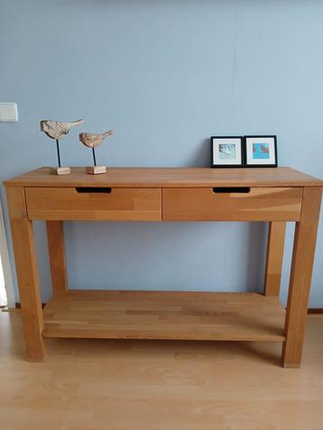 Houten sidetable met 2 lades - Z.G.A.N. beschikbaar voor biedingen