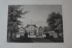 APELDOORN HET LOO PALEIS MUSEUM STAALGRAVURE 1858 E65, Antiek en Kunst, Verzenden